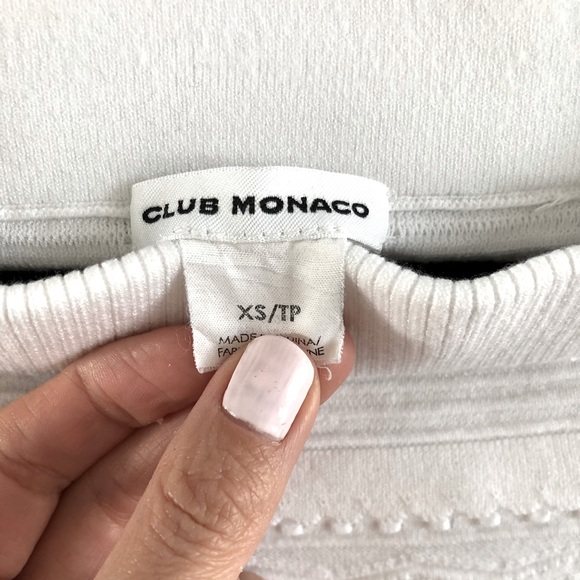 Club Monaco Off Shoulder Knit Top - Picture 3 of 4